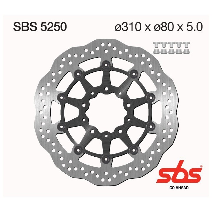 Discos freno SBS Kawasaki ZX10R, ZX14R, ZX6R, ZZR 1400