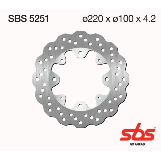 Discos freno SBS Trasero Kawasaki ZX6R Ninja