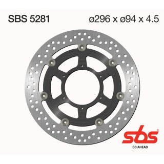 DISCOS DE FRENO SBS Delantero CBF  600/1000, CBR 250