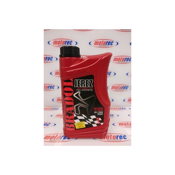Aceite competicion 2t Bradol jerez, karting, cross, enduro, trial.
