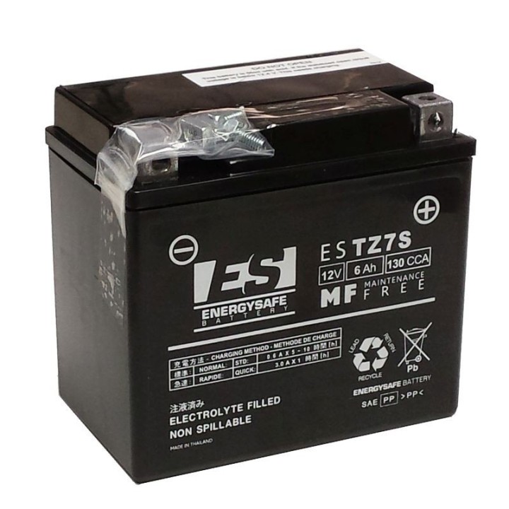 Batería Energy Safe ESTZ7-S, Honda, Yamaha, Suzuki, Kawasaki, Bmw, Gas Gas, Ktm,