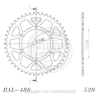 Corona Aluminio Moto