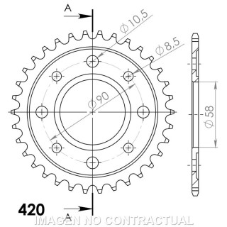 Corona Acero Moto