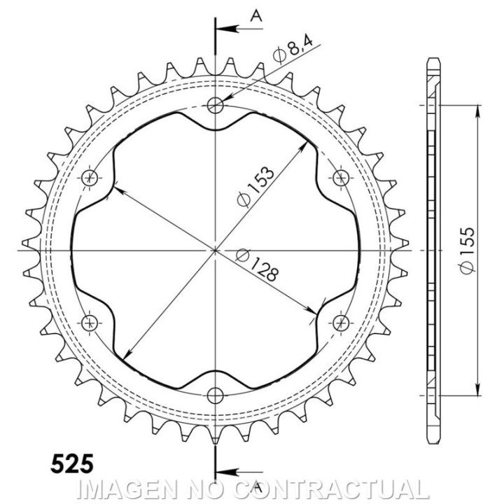 Corona Acero Moto
