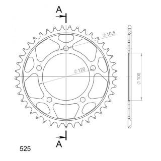 Corona Acero Moto