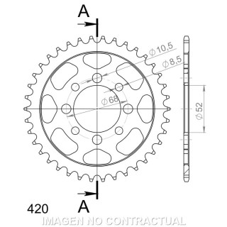Corona Acero Moto